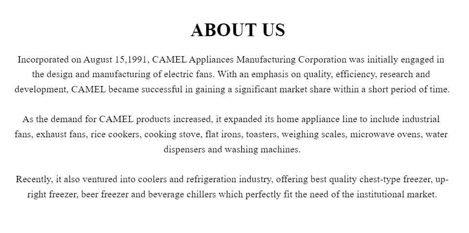 Camel SIF-16 3x Speed Motor Industrial Stand Fan 16