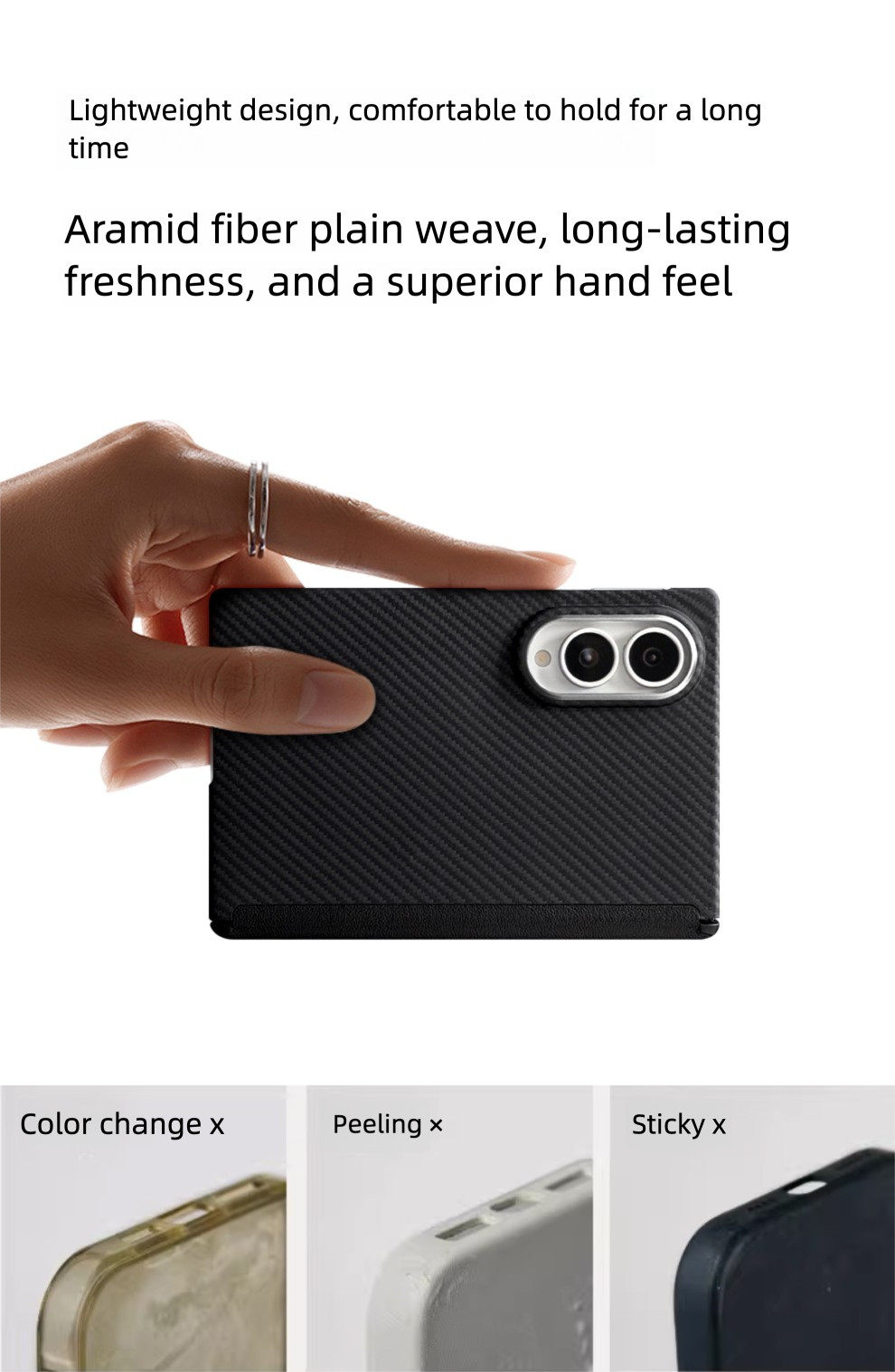 Magnetic Aramid Fiber Case for Samsung Galaxy Z Fold8, Full Hinge ...