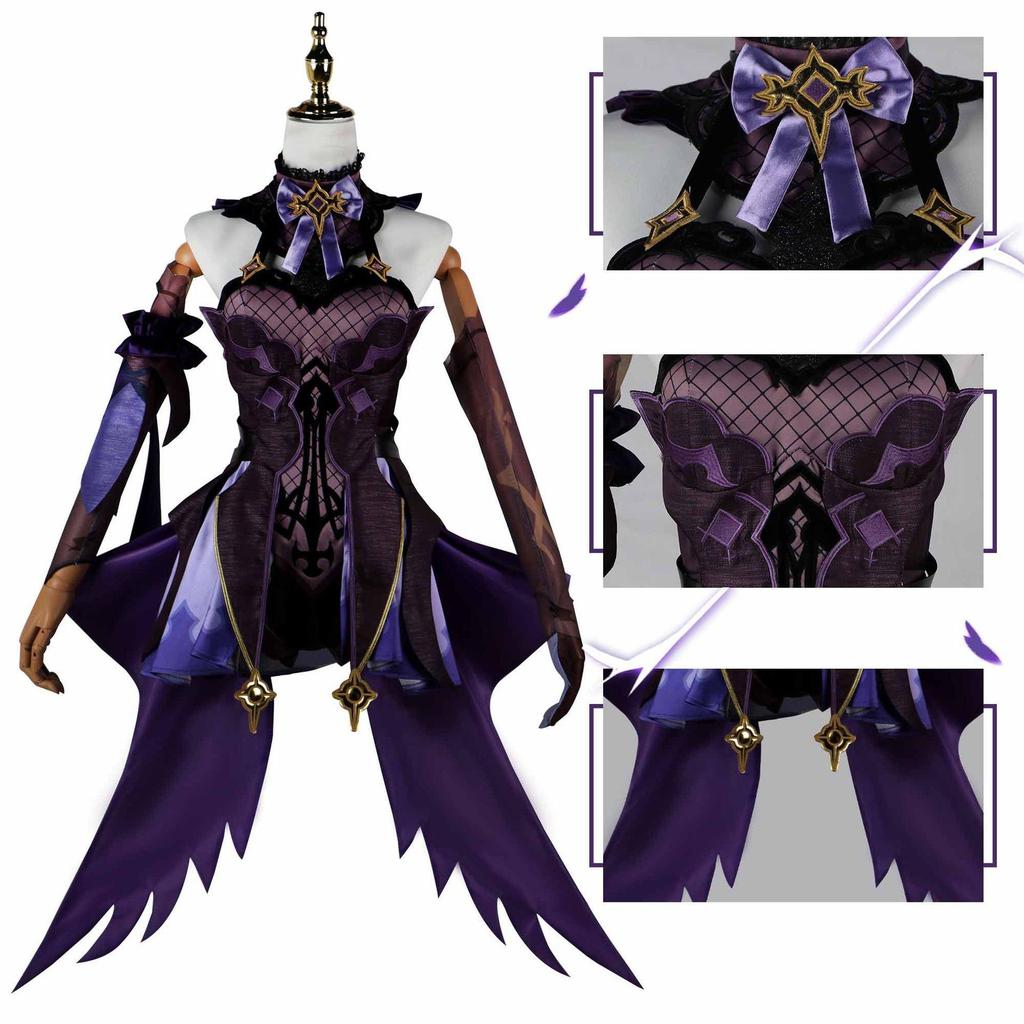 Genshin Impact Fischl Cosplay Outfit, Fischl Original Skin Cosplay ...