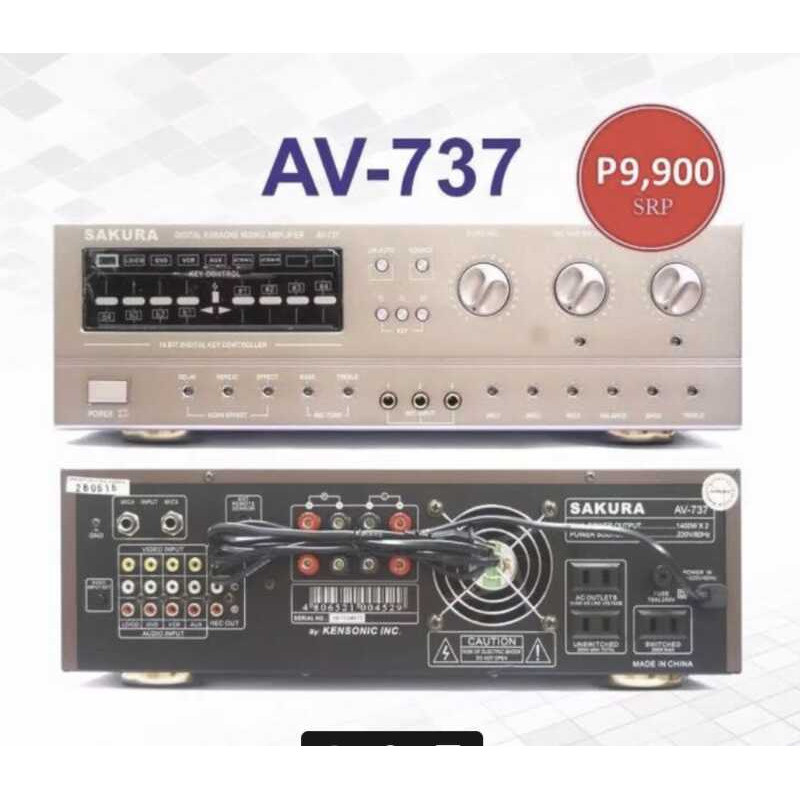 AV SAKURA -737 AMPLIFIER -737 | Shopee Philippines