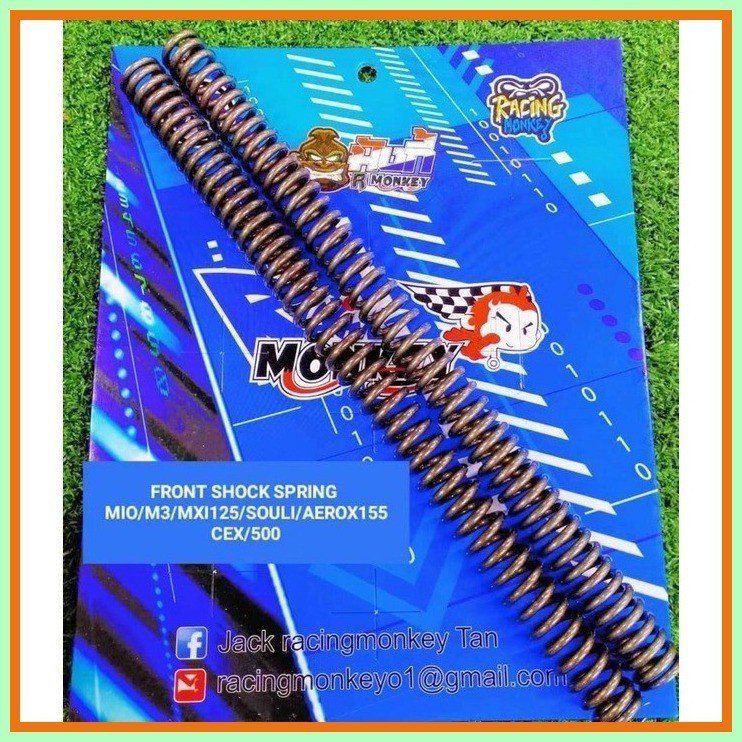 Racing Monkey Front Shock Spring Sniper150 Mio M3 MXI125 Soul i ...