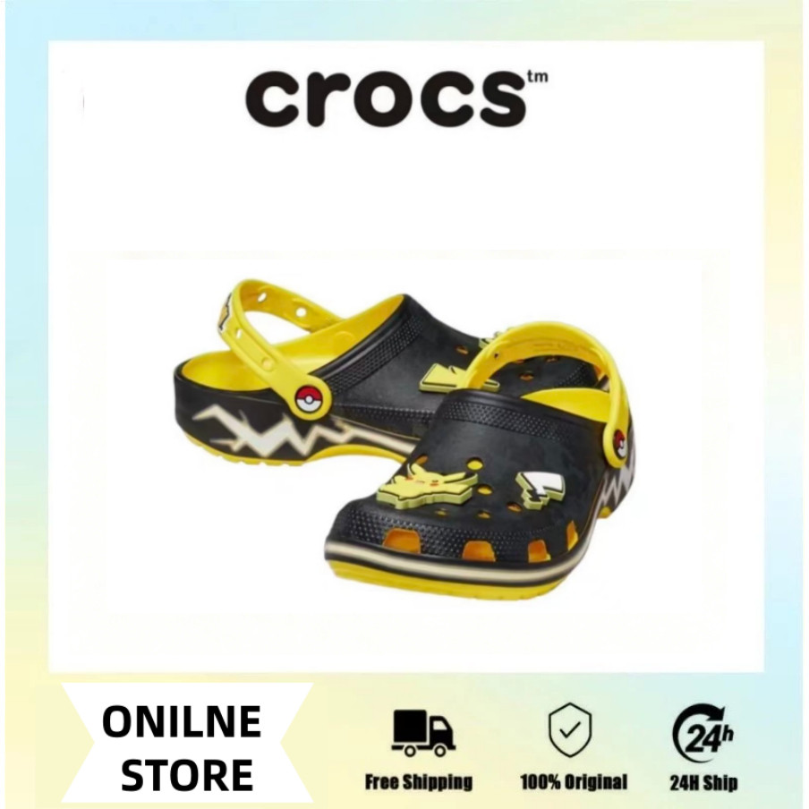 POKEMON/Pok é mon x Crocs Classic clog Pikachu EVA wear-resistant ...