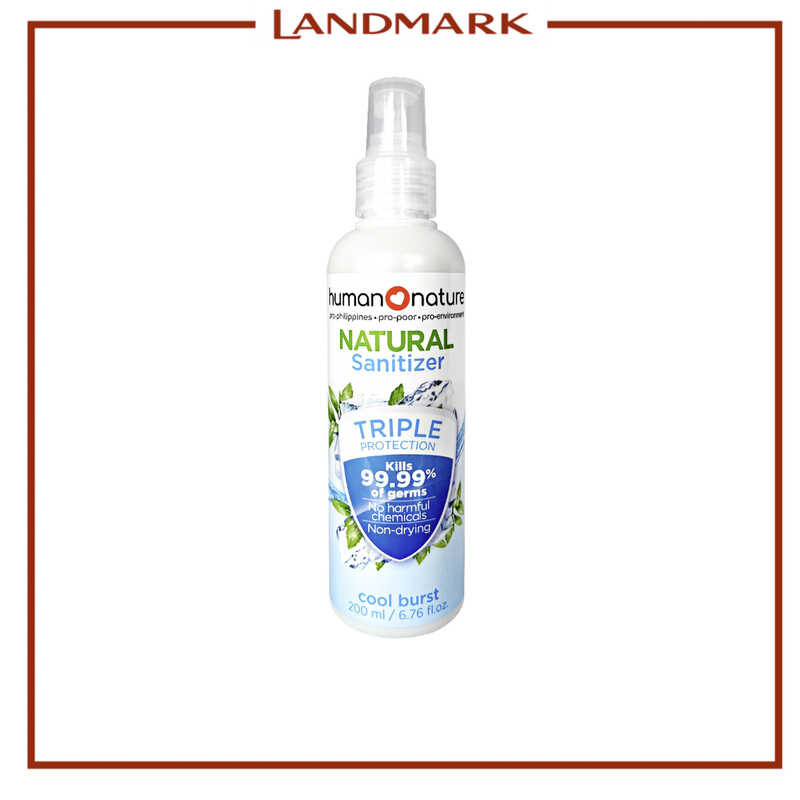 Human Nature Natural Spray Sanitizer 200Ml - Cool Burst 7D5 | Shopee ...