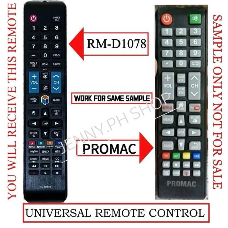 Cc2 Universal Remote Control For PROMAC Smart Tv Na Gagana Sa Mo ...
