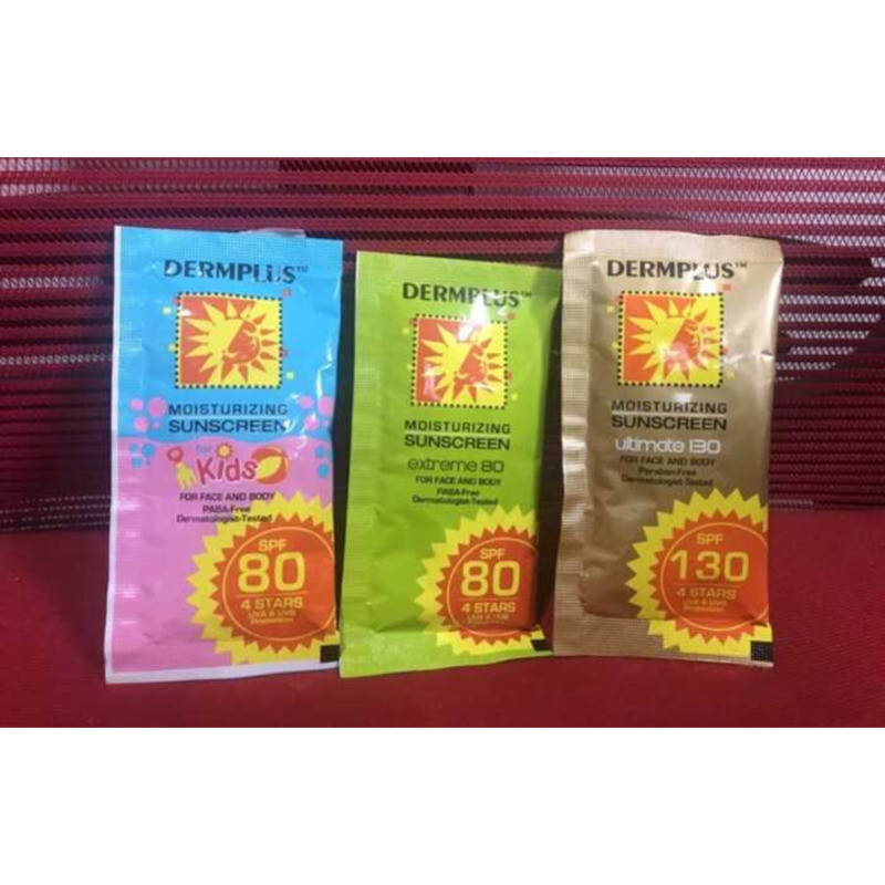 DERMPLUS Moisturizing SUNSCREEN 15Ml Sachet For Kids & Adults SOLD ...