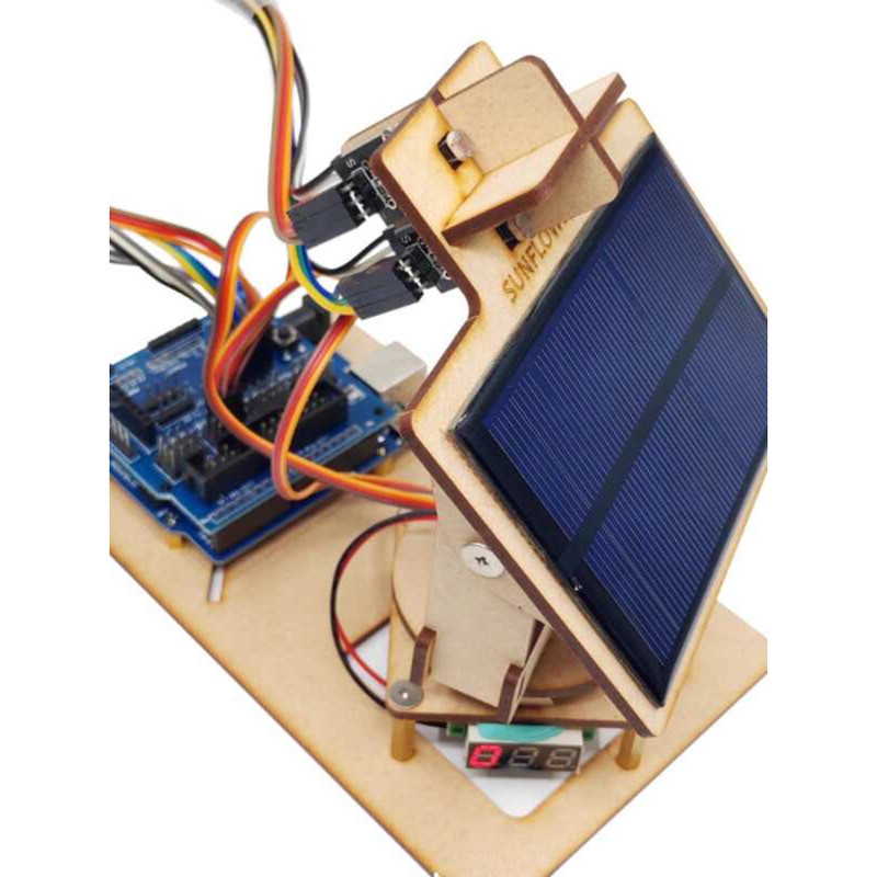 Smart Solar Tracking Device Power Generation Maker Project Small ...