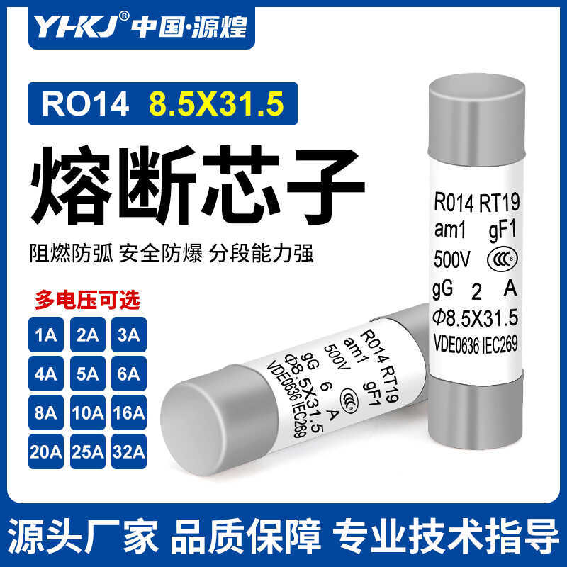 RT19 RO14 R014 8.5*31.5 Ceramic Tube Fuse Core 1A 2A~20A | Shopee ...