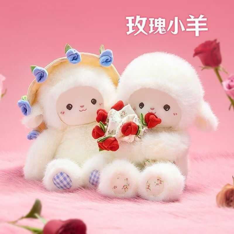 Convertible Rose Bouquet Hat Little Sheep Plush Doll Female Student ...
