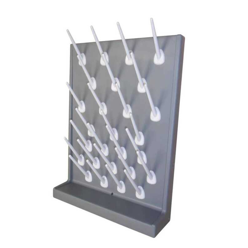 Laboratory Plastic PP Drip Drain Rack Single-Sided 27 Tubes 550*400*120 ...