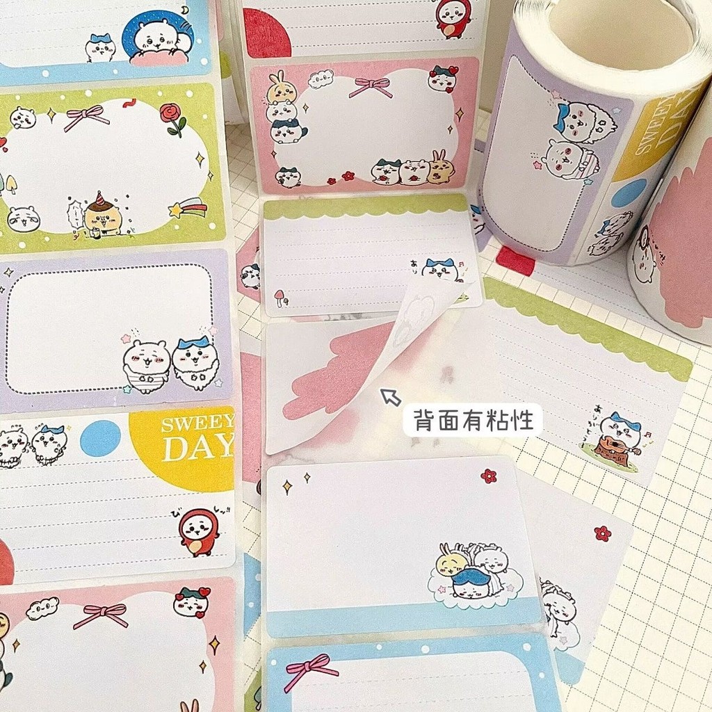 150PCS/roll New Chiikawa Sticky Notes Cute Cartoon Student Account ...