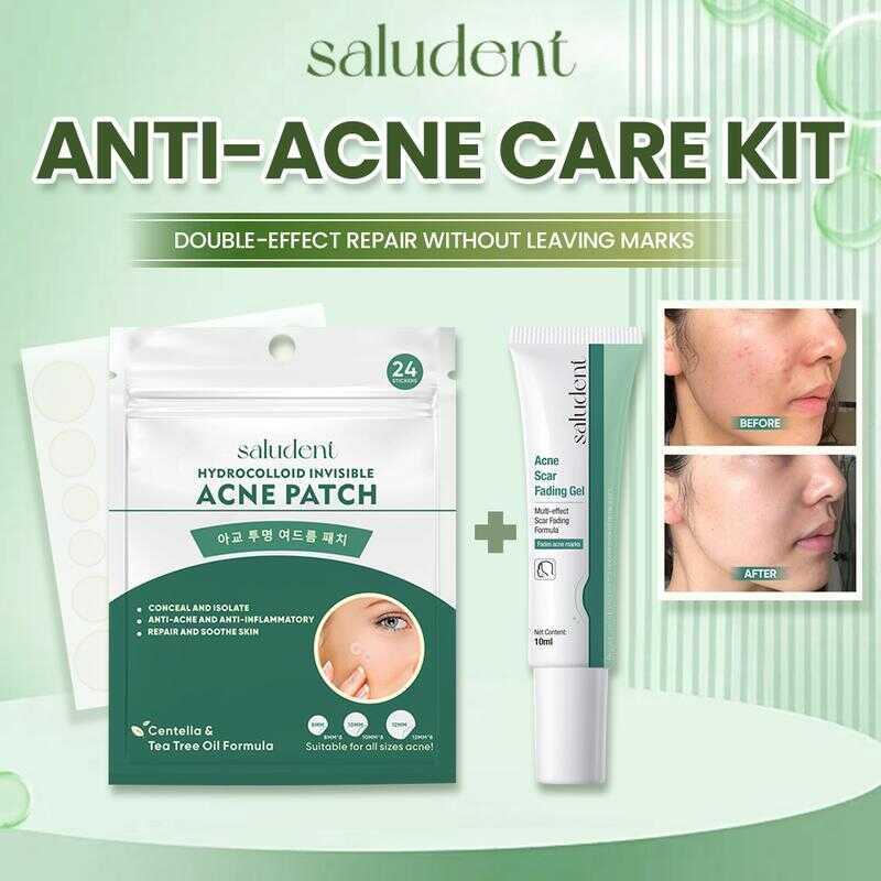 Saludent 10Ml Scar Fading Gel+ Hydrocolloid Invisible Repair Soothe ...