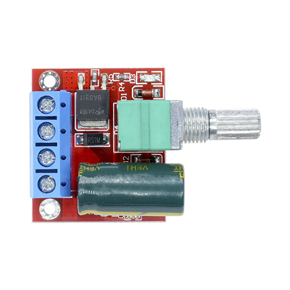 5pcs Mini 5A 90W PWM 12V DC Motor Speed Controller Module DC-DC 4.5V ...