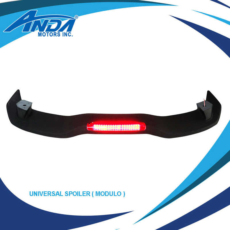 Universal Modulo - Style Spoiler – Rear Lip Wing For Sedan/Hatchback ...