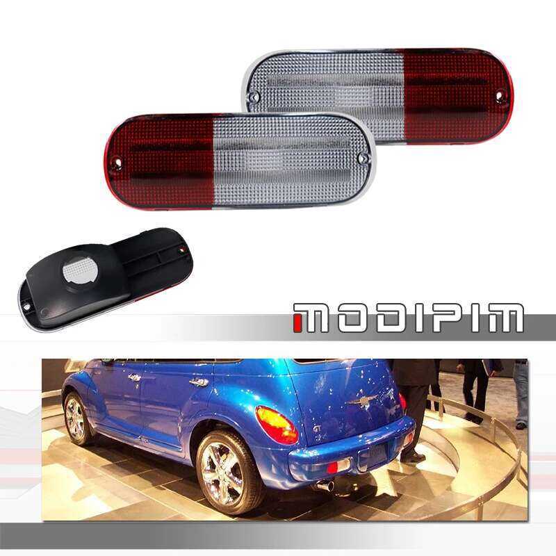Car Rear Bumper Reflector Backup Reverse Light Housings For 2001 2002 ...