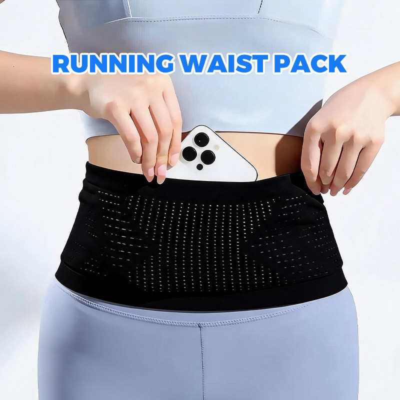 Invisible Sports Belt Pack Running Bag Belt Pack Degree Opening Design ...