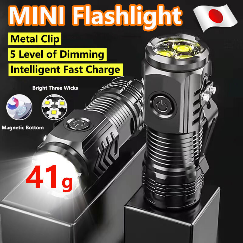 Flashlights heavy duty japan military zoomable led flashlight chargable ...