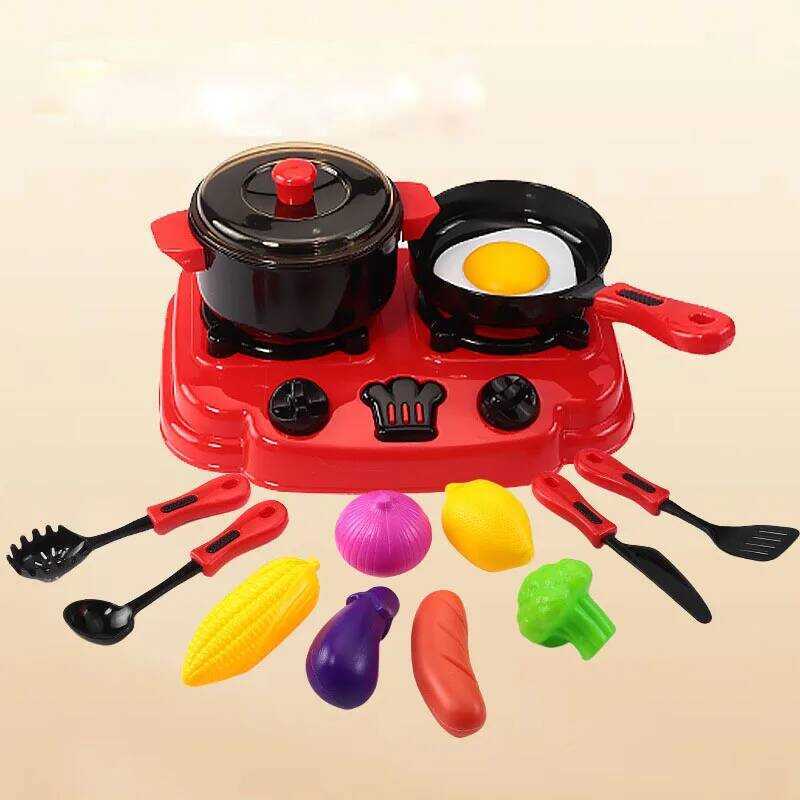 Yy Simulation Pretend Play Cooking Toy Kids Mini Cookware Dollhouse ...