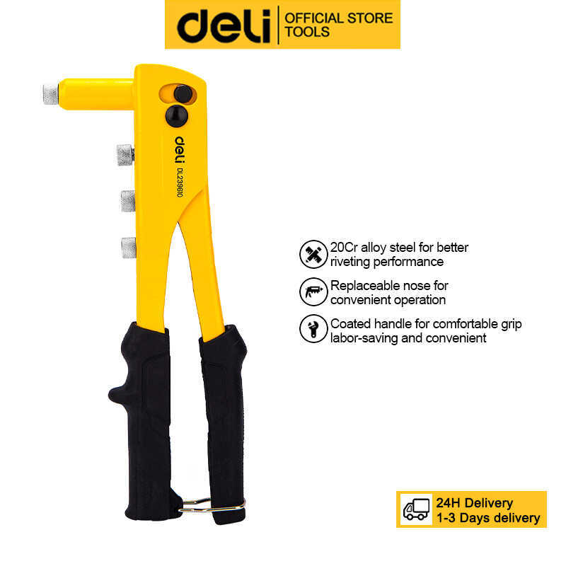 COD Deli Single-Arm Set Original Heavy Duty Hand Riveter Pull Alloy ...