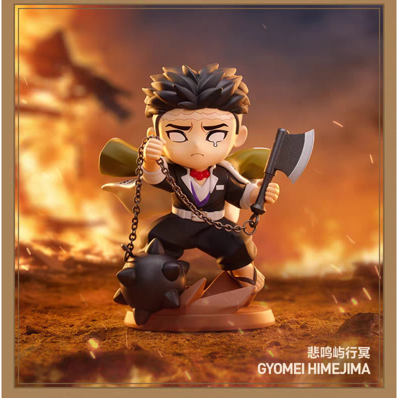 NEW POP MART Action Figures Demon Slayer Kimetsu No Yaiba Seires Blind ...