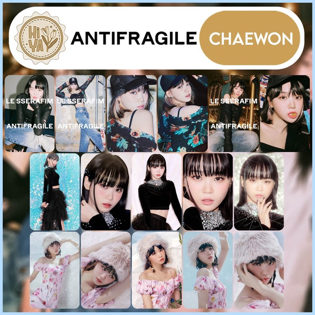 ◩ [UNOFFICIAL] LE SSERAFIM Antifragile Concept Photocard Set
