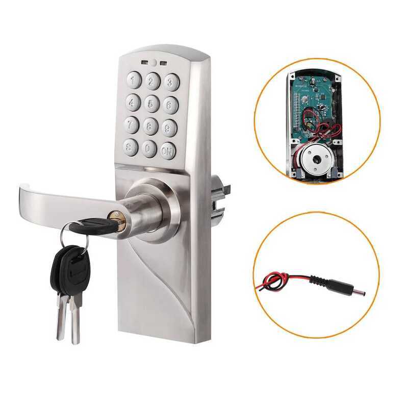 Security Cb Electronic Cylinder Knob Keyless Access Door Lock With ...