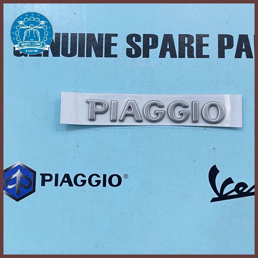 Piaggio sticker on the front and rear of Zip (genuine) | Shopee Philippines