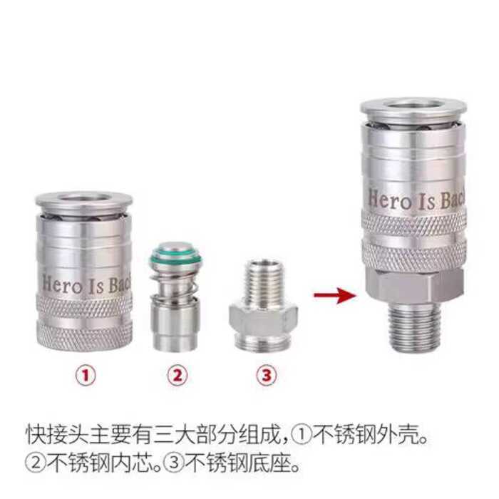 Enhanced 304 Stainless Steel C-Type Self-Locking Connector Compressor ...