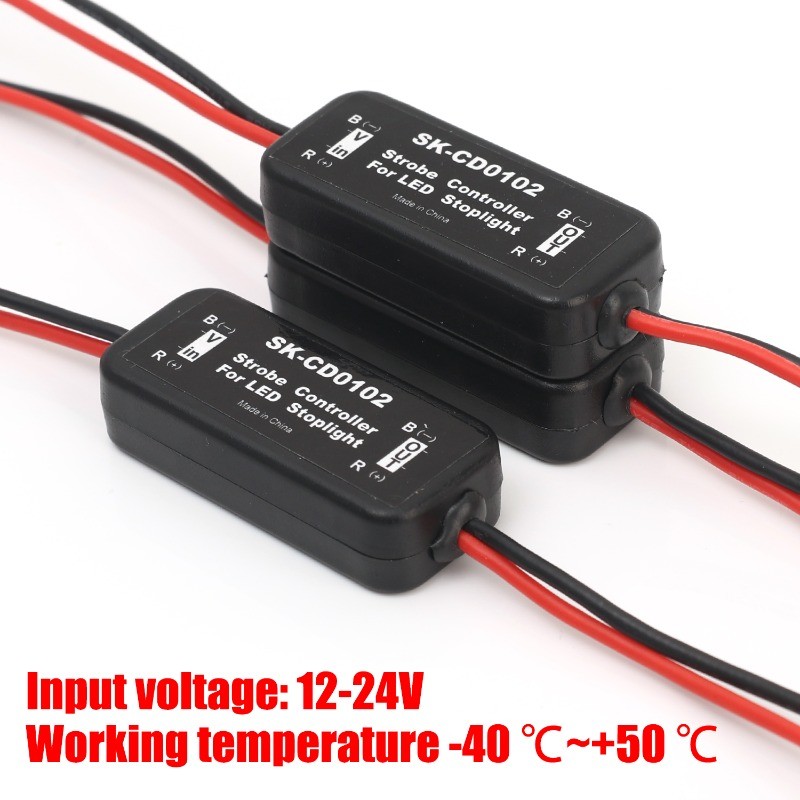 GS-100A Flash Strobe Controller Automobile Motorcycles Flasher Module ...