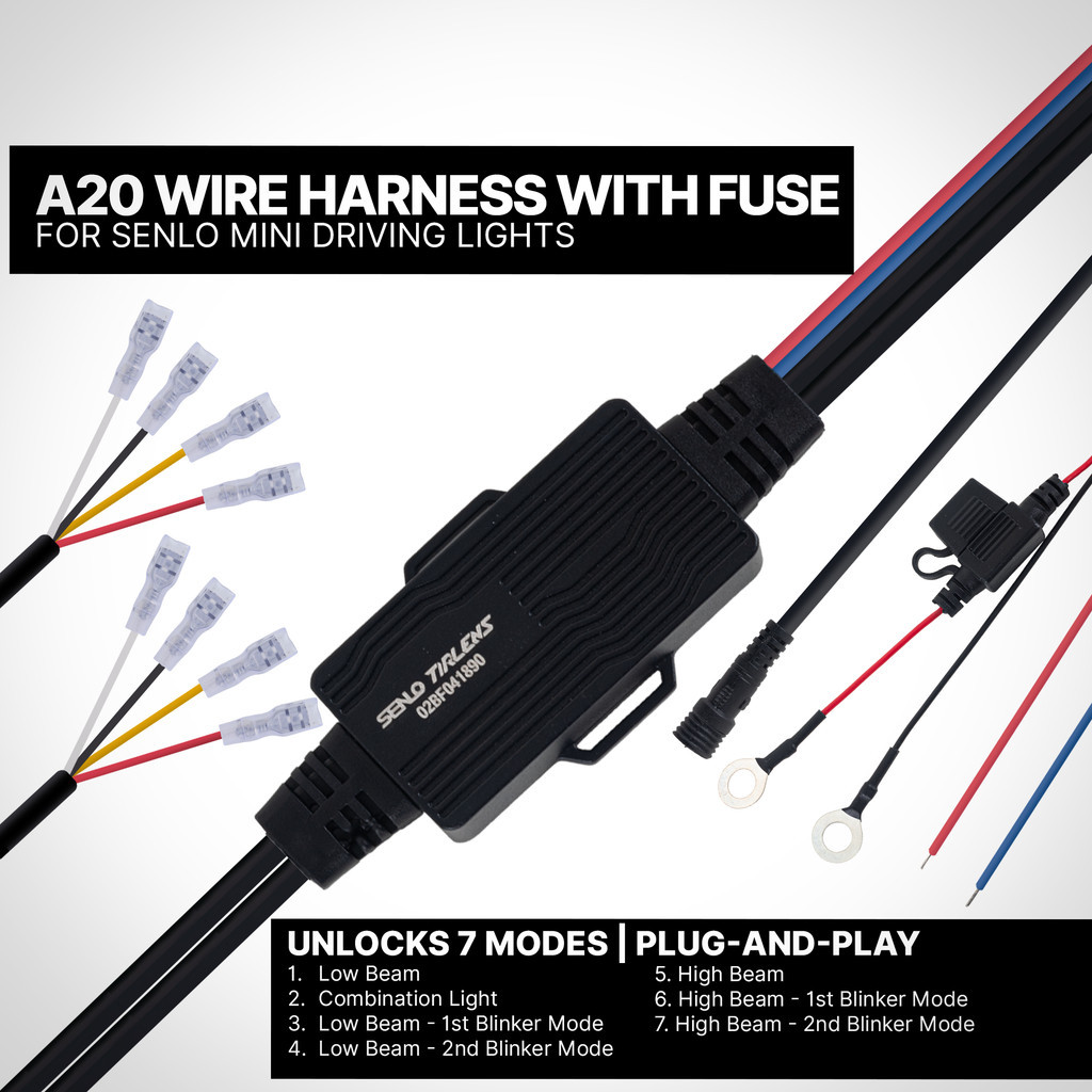 SENLO A20 & A5 Harness ORIGINAL | PLUG & PLAY | WATERPROOF for Mini ...