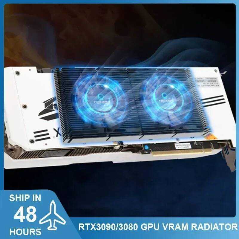 X Rtx4090/4080 GPU Backplate Radiator 3090/3080 Aluminum Video Memory ...