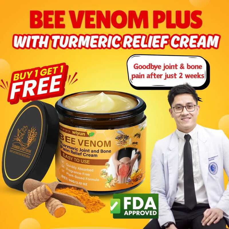 COD Bee Venom Plus Turmeric Joint Relief Cream Original Pain Repair ...