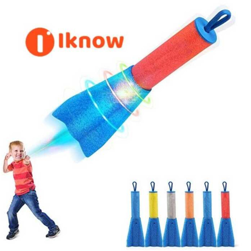 I Know Finger Rockets, 6 Pack LED Foam Rocket Launchers, Soars Up To ...