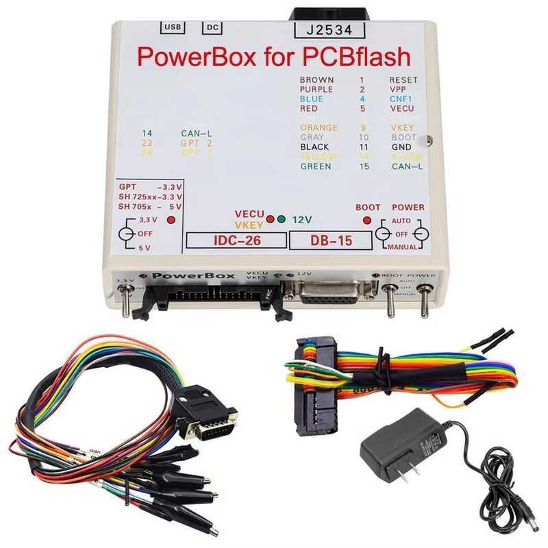 PowerBox PCMFlash KTM FLASH JTAG J2534 Large White Box Power Box Set ...