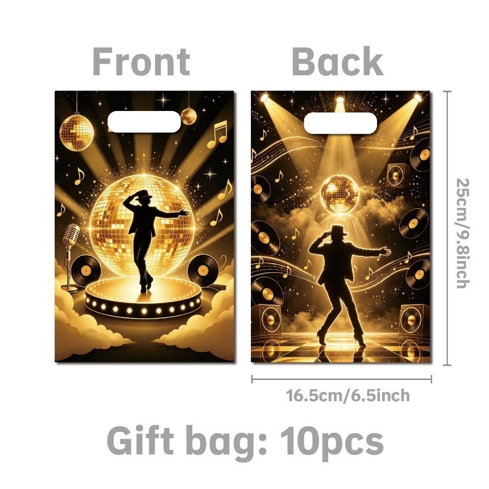 Michael&Jackson Fans Party Retro Music Birthday Decor Plate Cup ...