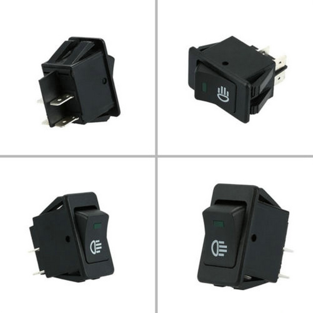 Boat Shape 12V 35A Car Auto Fog Light LED Dashboard Rocker Toggle ...