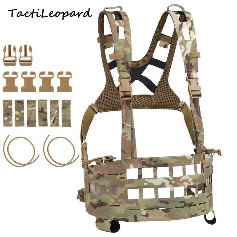 B Tactical 3 Vest SPC Chest Rigs Lightweight Laser Cut Molle Hunting ...