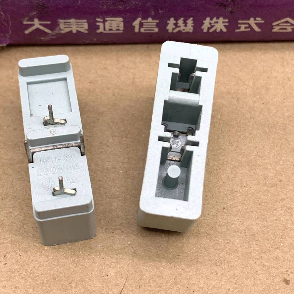 CODCOD ☑♥ HPH-2V Original Japanese Imported Dadong Fuse Base 3-Pin 250V ...