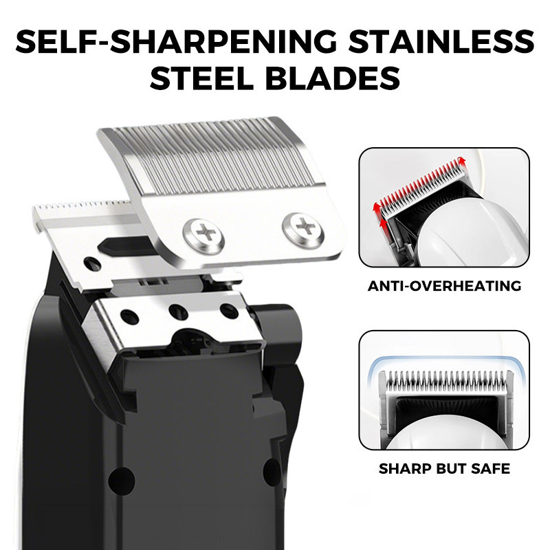 Wireless Razor Hair Cut Rechargeable Hair Clipper Cordless Electric ...