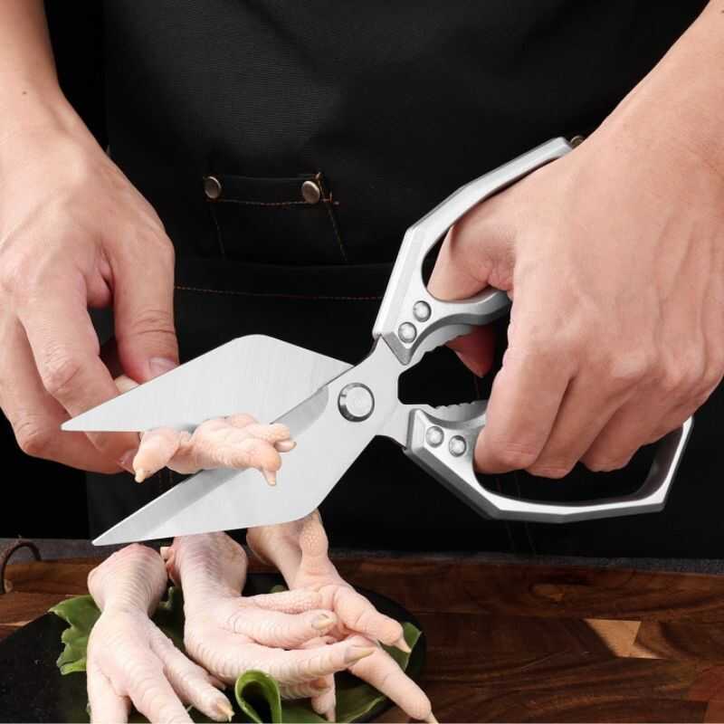 Chicken Bone Scissors Heavy Duty Japanese Stainless Steel Kitchen Sharp ...