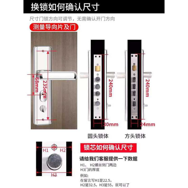 97% Positive Rating Anti-Theft Full Set Universal Lock Kit for Home ...