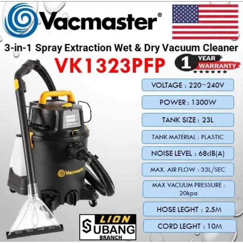 All New 30L Vacmaster Cleaner Wet And Dry With Extractor Vacuum ...