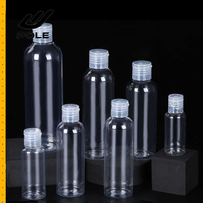 10Pcsplastic Flip Cap Bottles Empty Vail For Travel Container Cosmetics ...