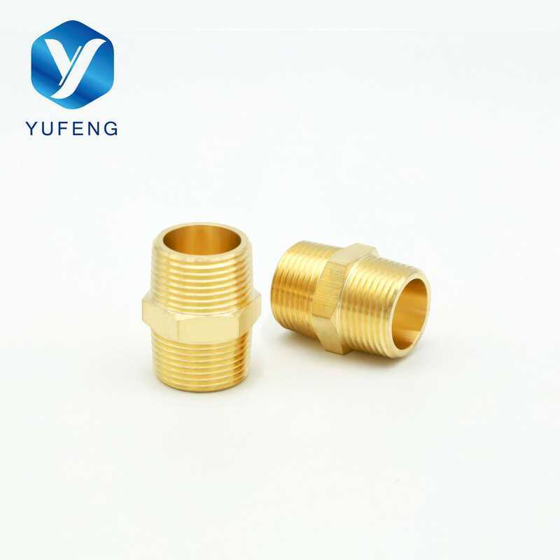 All Copper Straight Through Water Inlet Pipe Fitting 1/2