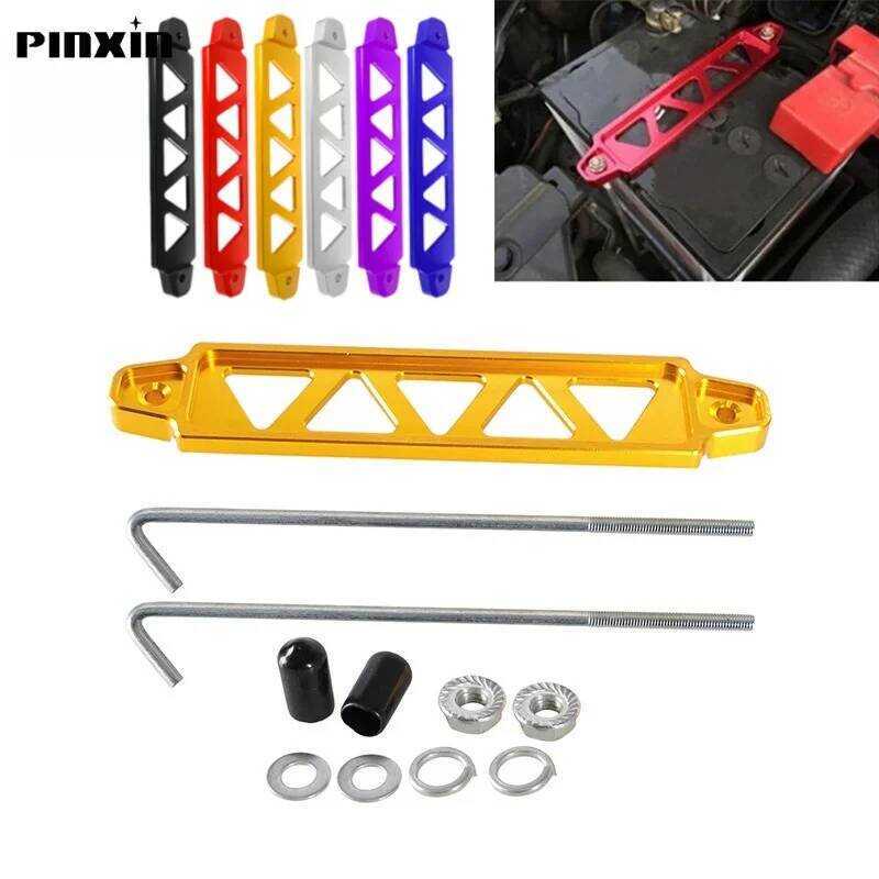 Black Anodized Battery Tie Down For Honda Civic EK EG Del Sol S2000 & Acura Integra 4 thumbnail image