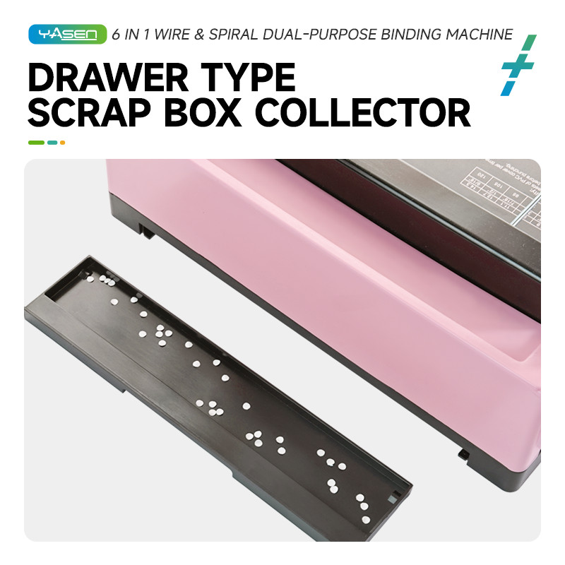 Officom 6n1 Binding Machine OC-W12D - Wire & Spiral Dual Binder for ...