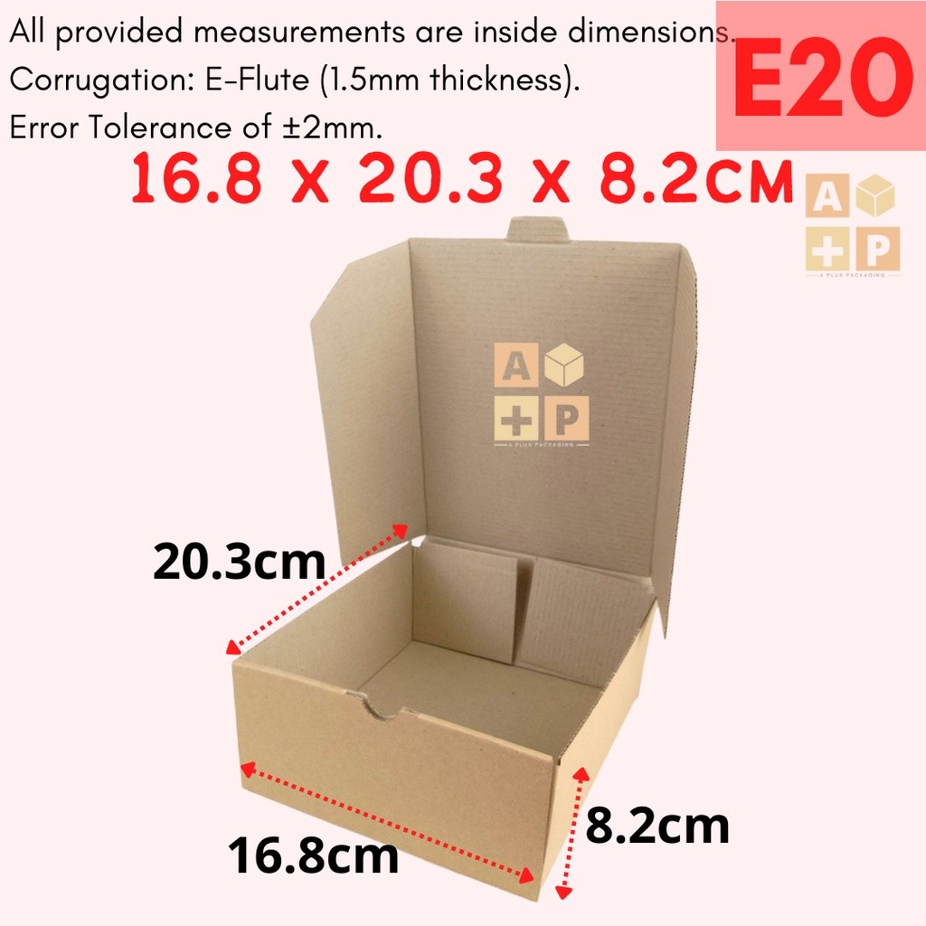 10 pcs (E3 & E20) WHOLESALE Mailer Box | Corrugated Packaging Boxes ...