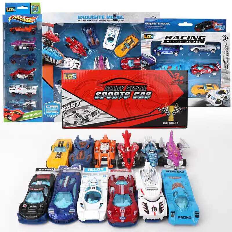 Toys Children Alloy Small Model Set Racing Boy Simulation Mini Gift ...