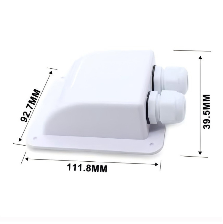 Double Wire Entry Gland Box Connector Solar Panel Roof Wire Entry Cable ...