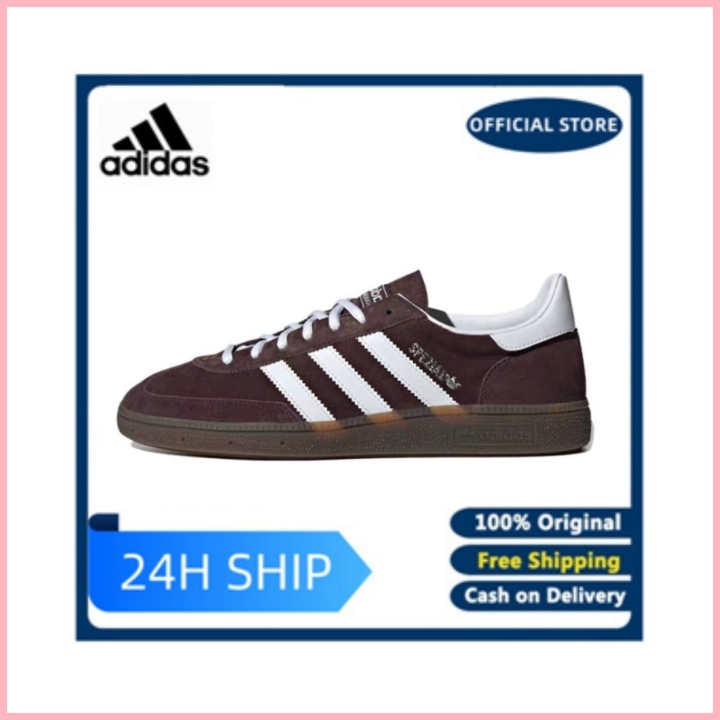 【ORIGINAL】Adidas HANDBALL SPEZIAL Brown Red Low Top Women&Men Sneakers ...