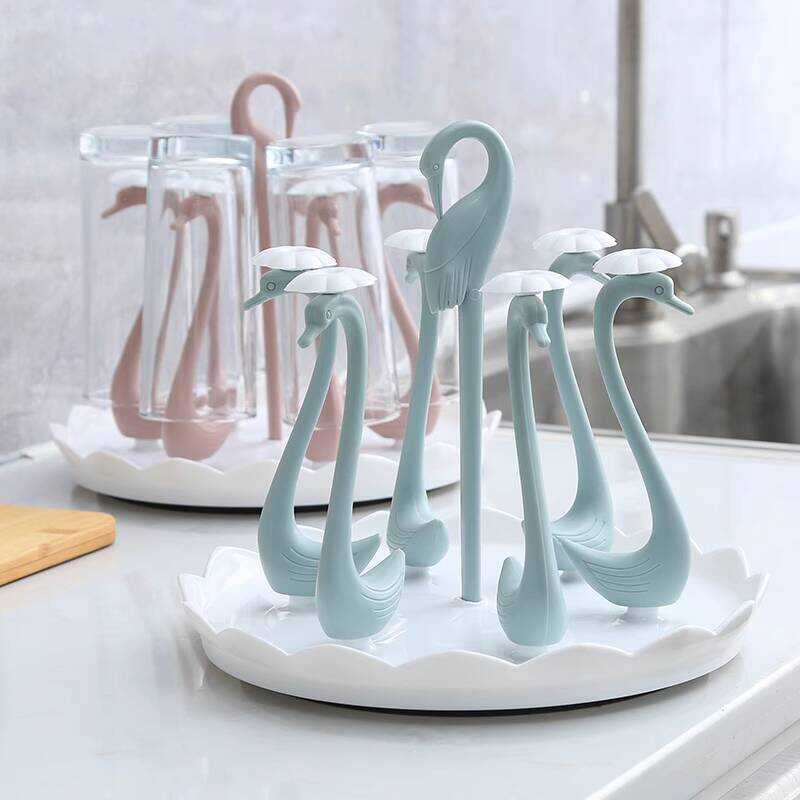 Japanese Seiko Glass Water Inverted Rotating Tea Storage Draining Cup ...